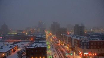 Weather camera view of Akron Beacon Journal.