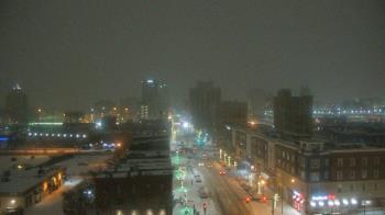 Weather camera view of Akron Beacon Journal.
