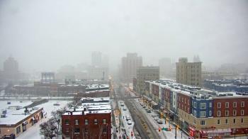 Weather camera view of Akron Beacon Journal.