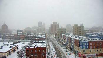 Weather camera view of Akron Beacon Journal.