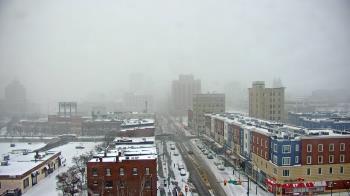 Weather camera view of Akron Beacon Journal.