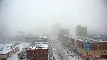 Weather camera view of Akron Beacon Journal.