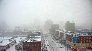 Weather camera view of Akron Beacon Journal.