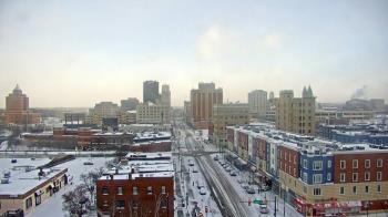 Weather camera view of Akron Beacon Journal.