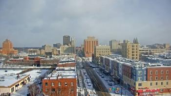 Weather camera view of Akron Beacon Journal.