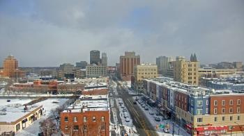 Weather camera view of Akron Beacon Journal.