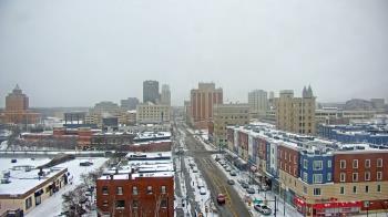 Weather camera view of Akron Beacon Journal.