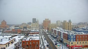 Weather camera view of Akron Beacon Journal.