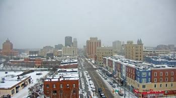 Weather camera view of Akron Beacon Journal.