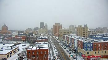 Weather camera view of Akron Beacon Journal.