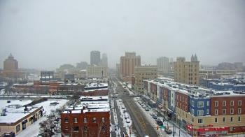 Weather camera view of Akron Beacon Journal.