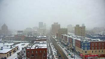 Weather camera view of Akron Beacon Journal.