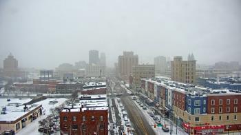 Weather camera view of Akron Beacon Journal.