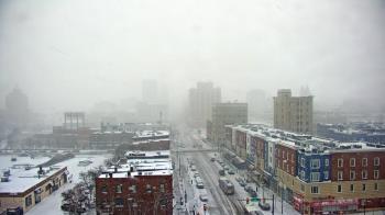 Weather camera view of Akron Beacon Journal.