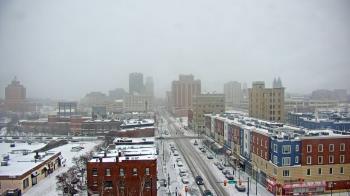 Weather camera view of Akron Beacon Journal.