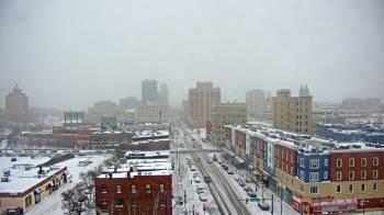 Weather camera view of Akron Beacon Journal.