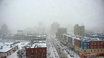 Weather camera view of Akron Beacon Journal.