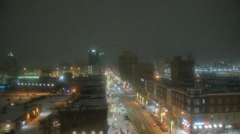 Weather camera view of Akron Beacon Journal.