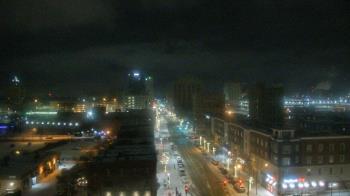 Weather camera view of Akron Beacon Journal.