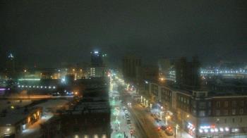 Weather camera view of Akron Beacon Journal.