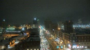 Weather camera view of Akron Beacon Journal.