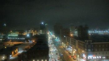 Weather camera view of Akron Beacon Journal.