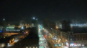 Weather camera view of Akron Beacon Journal.