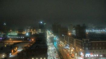 Weather camera view of Akron Beacon Journal.