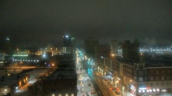Weather camera view of Akron Beacon Journal.