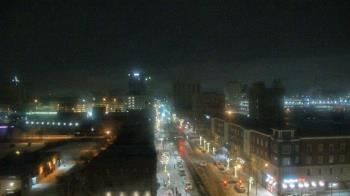 Weather camera view of Akron Beacon Journal.