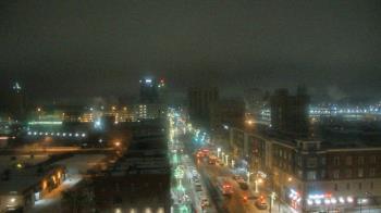 Weather camera view of Akron Beacon Journal.
