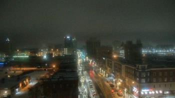 Weather camera view of Akron Beacon Journal.