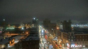 Weather camera view of Akron Beacon Journal.