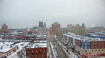 Weather camera view of Akron Beacon Journal.