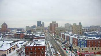 Weather camera view of Akron Beacon Journal.