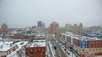 Weather camera view of Akron Beacon Journal.