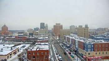 Weather camera view of Akron Beacon Journal.