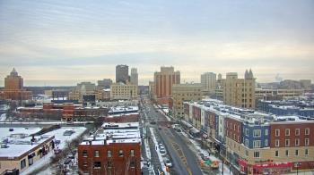 Weather camera view of Akron Beacon Journal.