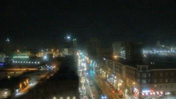 Weather camera view of Akron Beacon Journal.