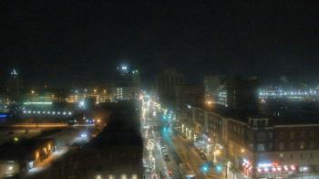 Weather camera view of Akron Beacon Journal.