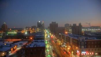 Weather camera view of Akron Beacon Journal.