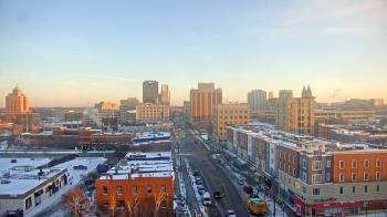 Weather camera view of Akron Beacon Journal.