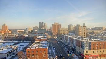 Weather camera view of Akron Beacon Journal.