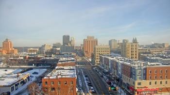 Weather camera view of Akron Beacon Journal.