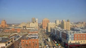 Weather camera view of Akron Beacon Journal.