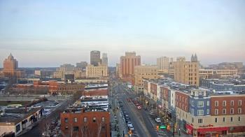 Weather camera view of Akron Beacon Journal.