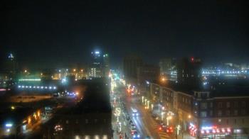 Weather camera view of Akron Beacon Journal.