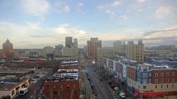 Weather camera view of Akron Beacon Journal.