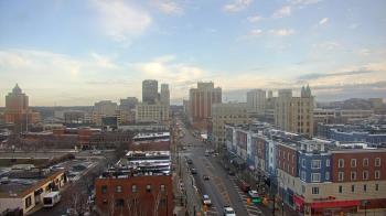 Weather camera view of Akron Beacon Journal.