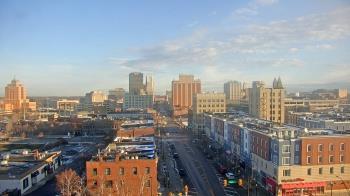 Weather camera view of Akron Beacon Journal.